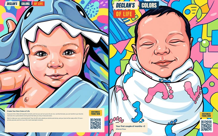 A Colors of Life cover spread