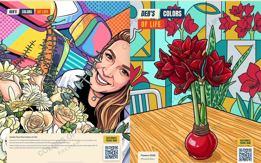 A Colors of Life cover spread