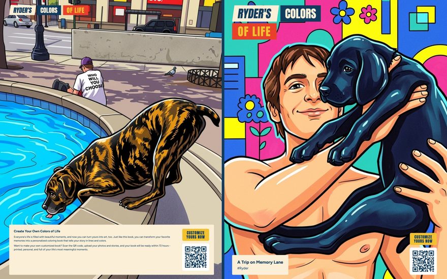 A Colors of Life cover spread