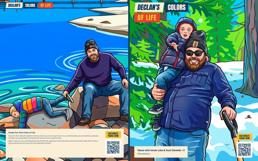 A Colors of Life cover spread